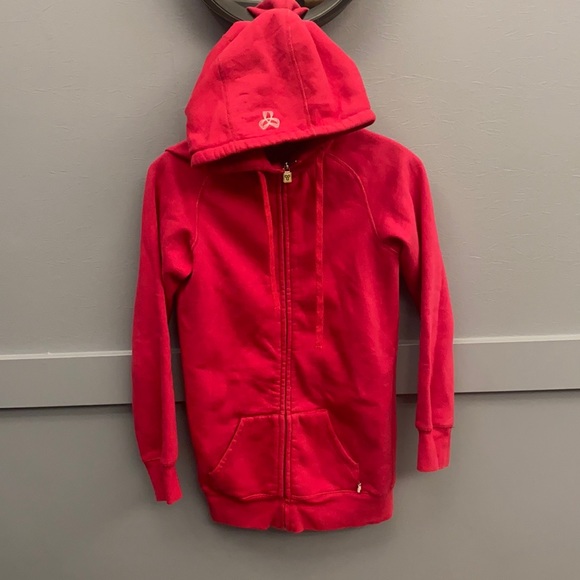 TNA Neon Pink Hoodie, Size: Extra Small - Picture 3 of 9